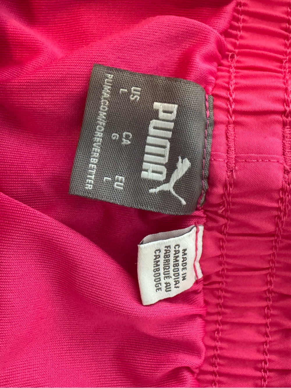 Puma Women’s Bright Pink Athletic Running Shorts - Picture 5 of 5